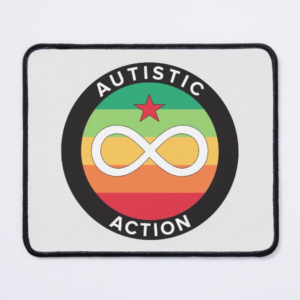 Item preview, Autistic Action Red Star designed and sold by AntiCommodities.