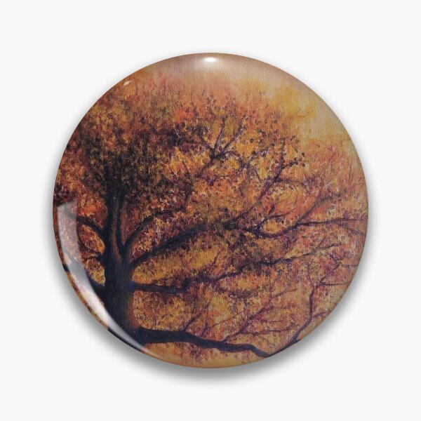 Item preview, Oak Tree glowing at sunset designed and sold by JulieAnnBaldwin.