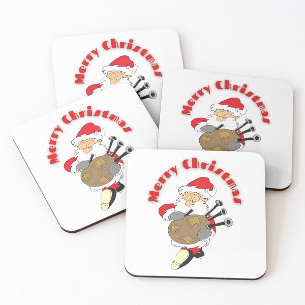 Item preview, Santa Claus with bagpipes designed and sold by S-and-W-4ever.