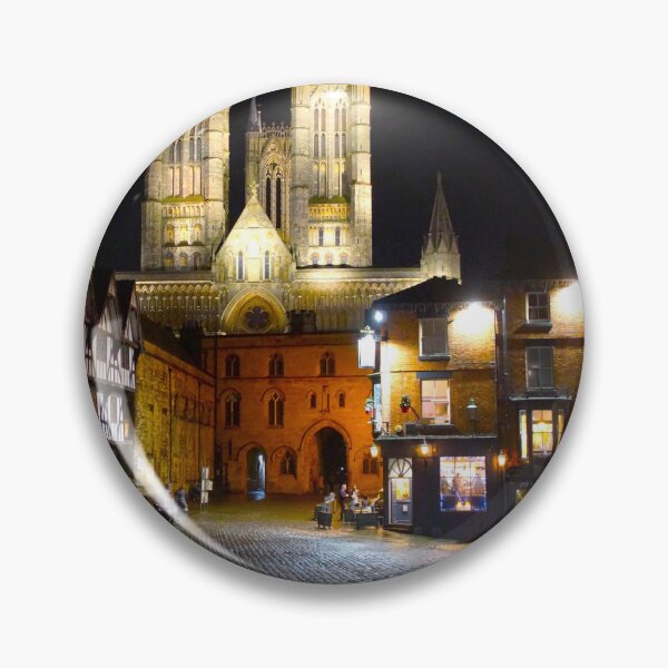 Item preview, Lincoln Cathedral (UK) at night designed and sold by EastofAngland.