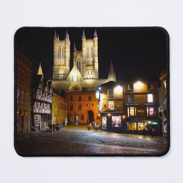 Item preview, Lincoln Cathedral (UK) at night designed and sold by EastofAngland.