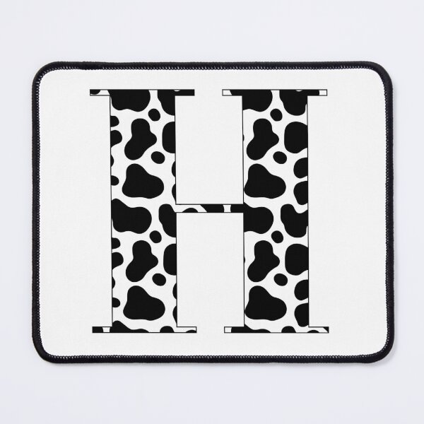 Item preview, Letter H Cow Print Initial designed and sold by NimuehArt.