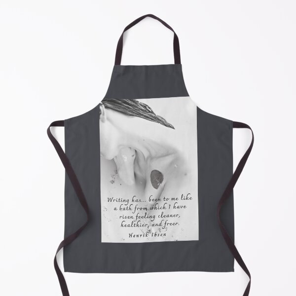 Item preview, Copy of Henrik Ibsen quote: Writing has… been to me like a bath from which I have risen feeling cleaner, healthier, and freer. designed and sold by artbleed.