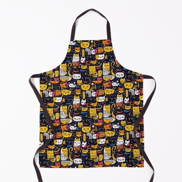 Item preview, Kitty Joke Cats in a Seamless Pattern designed and sold by HisoTorDesign.