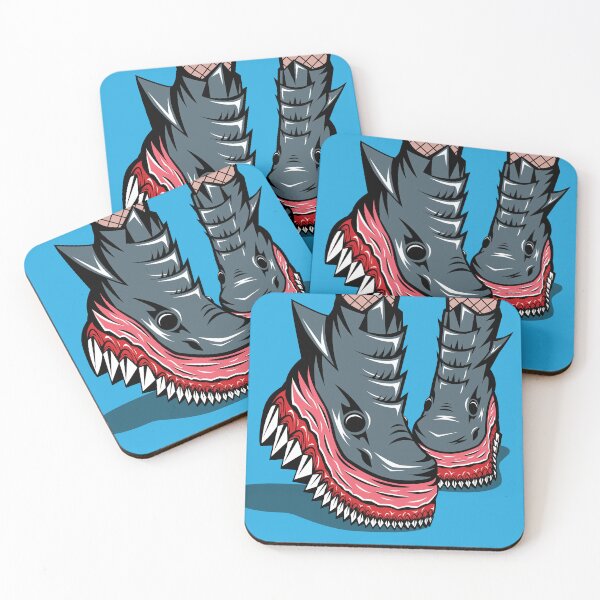 Item preview, Shark Platform Boots with background designed and sold by TheAvalancheArt.