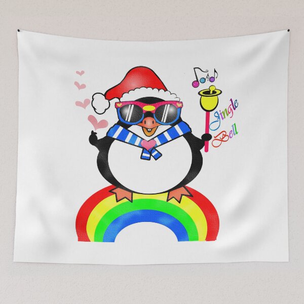 Item preview, Happy Penguin - Jingle Bell  designed and sold by Shirley cute art .