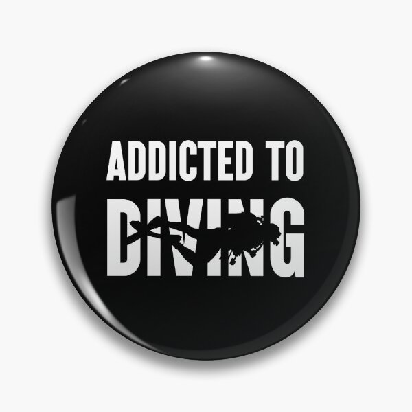 Item preview, addicted to diving, graphics for scuba diving lovers designed and sold by in-leggings.