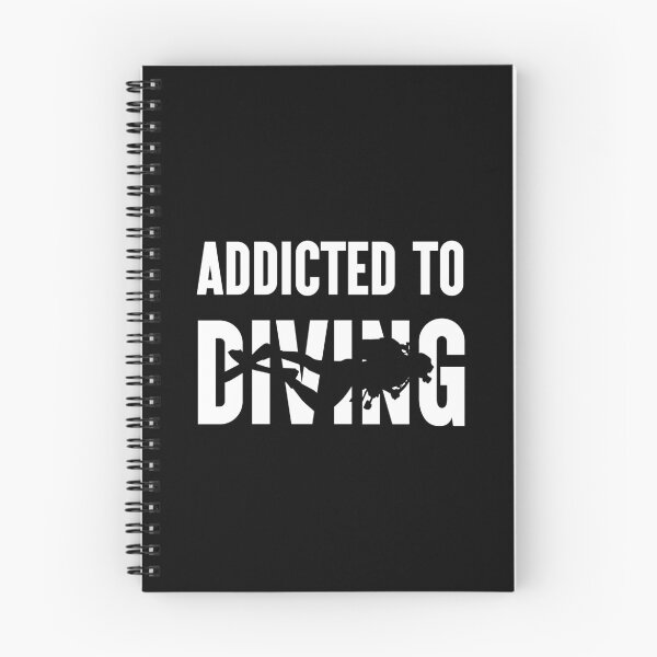 Item preview, addicted to diving, graphics for scuba diving lovers designed and sold by in-leggings.