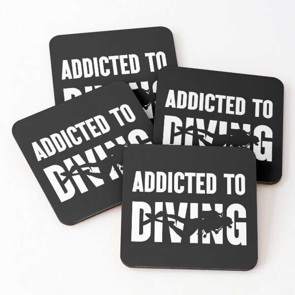 Item preview, addicted to diving, graphics for scuba diving lovers designed and sold by in-leggings.