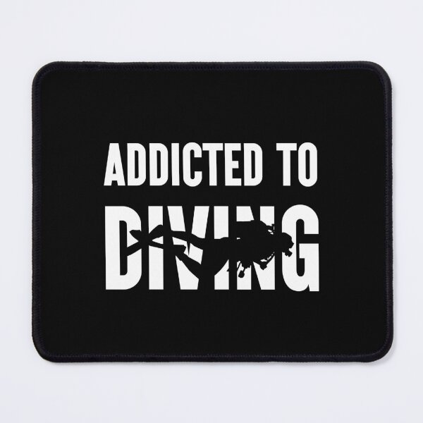 Item preview, addicted to diving, graphics for scuba diving lovers designed and sold by in-leggings.
