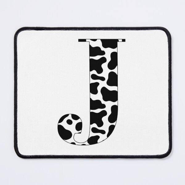 Item preview, Letter J Cow Print Initial designed and sold by NimuehArt.