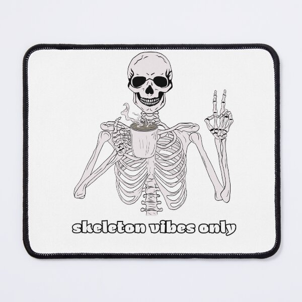 Item preview, X-Ray Skeleton vibes only funny sticker designed and sold by NatalieArtiste.