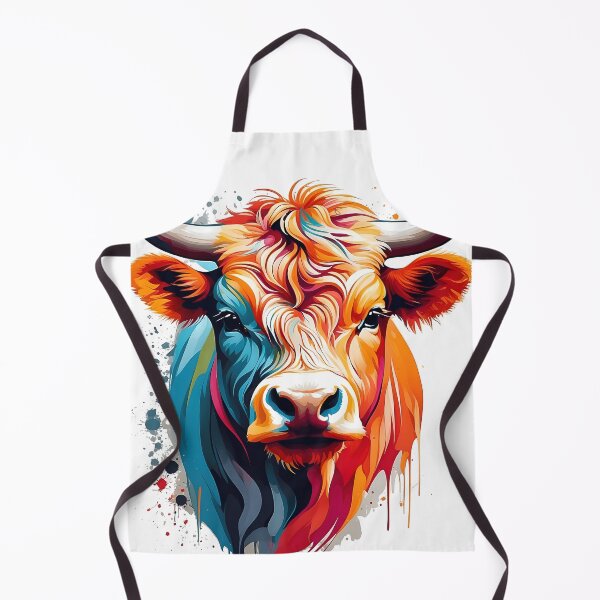 Item preview, Vibrant Highland Cow designed and sold by Nalaxation.