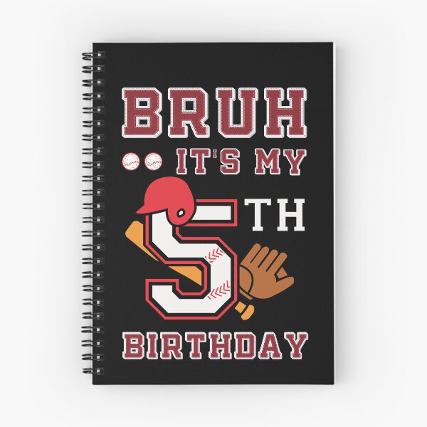 Item preview, Bruh It's My 5th Birthday 5 Year Old Bday 5yr Kids Boys or Girls Baseball designed and sold by Taweekoonshop.