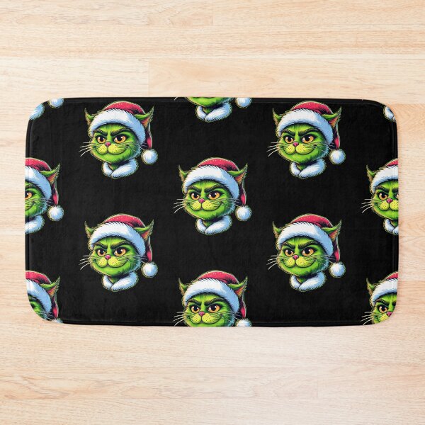Item preview, Cute Cat as The Grinch on Christmas designed and sold by melvtec.