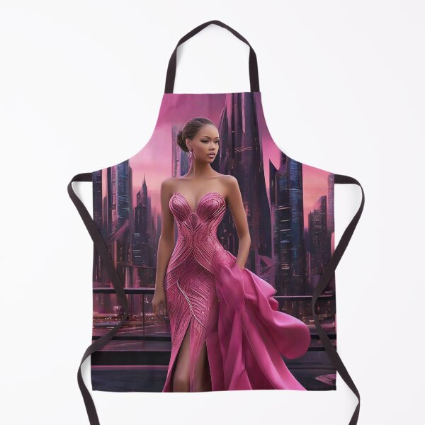 Item preview, Vibrant Hot Pink Girl Artistry - Unique Designs for Trendsetters designed and sold by Fafa ND.