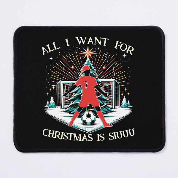 Item preview, All I Want For Christmas Is Siuuu CR7 fans Christian Ronaldo Xmas designed and sold by Dolphin Graphic.