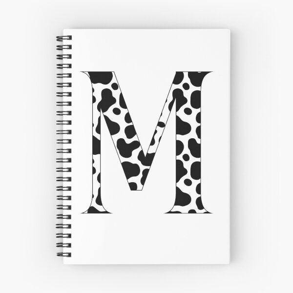 Item preview, Letter M Cow Print Initial designed and sold by NimuehArt.