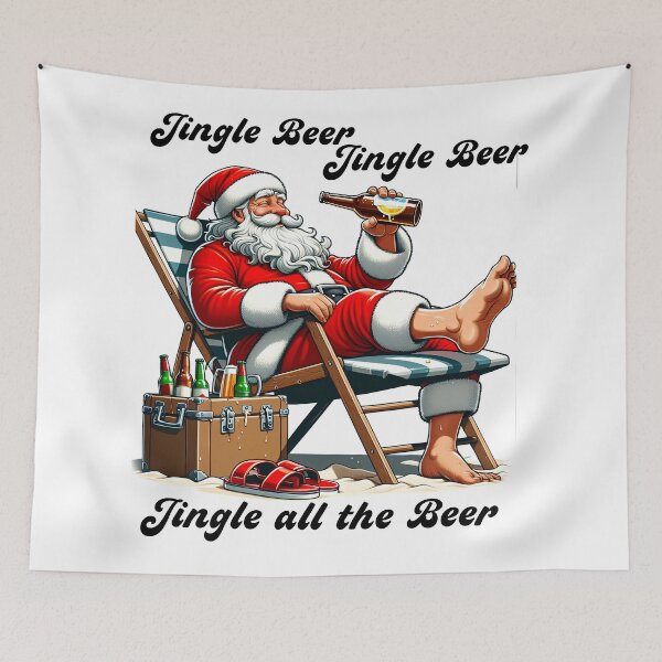 Item preview, Santa Jingle beer Funny Santa designed and sold by Thanuch.
