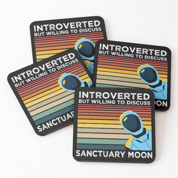 Item preview, Introverted But Willing to Discuss Sanctuary Moon designed and sold by jutulen.