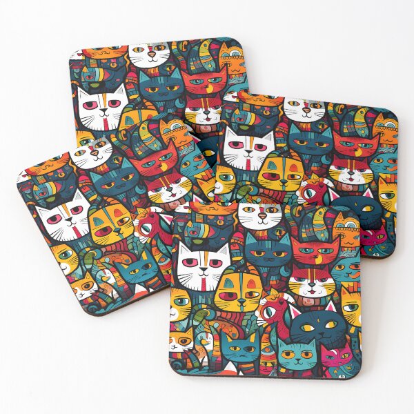 Item preview, Kitty Joke The Cats' Tea Party designed and sold by HisoTorDesign.
