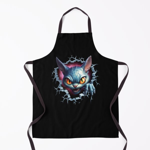 Item preview, Angry Cat in Hole: Expressive Feline Fury in a Unique Setting designed and sold by hamishby.