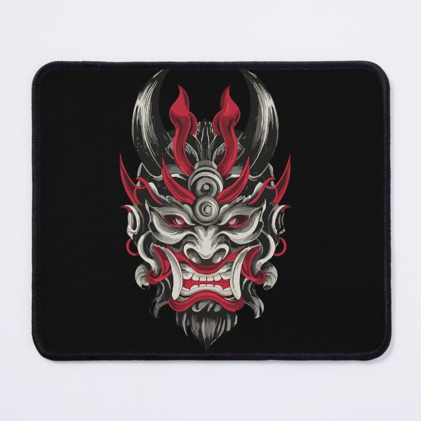 Item preview, red oni mask designed and sold by nour ⭐⭐⭐⭐ ⭐.