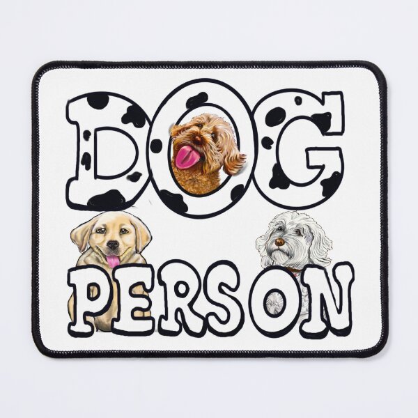 Item preview, Dog person Cute dogs and spots pattern. Cavapoo and German shepherd puppies designed and sold by Artonmytee.