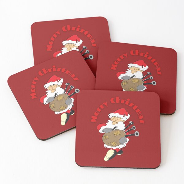 Item preview, Santa Claus on bagpipes designed and sold by S-and-W-4ever.