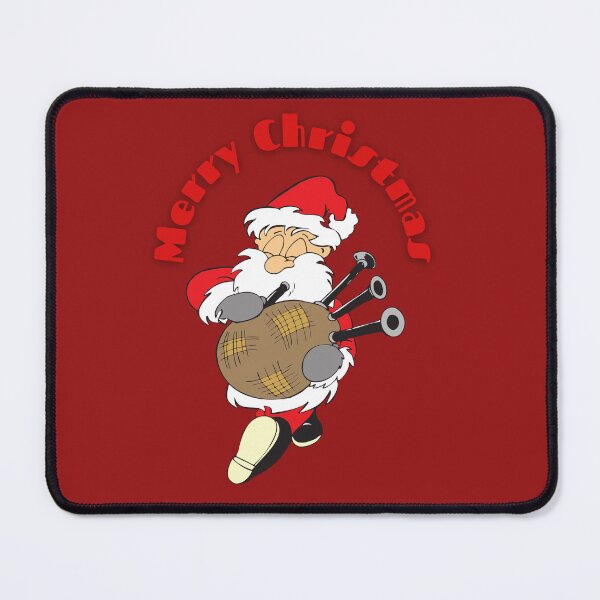 Item preview, Santa Claus on bagpipes designed and sold by S-and-W-4ever.