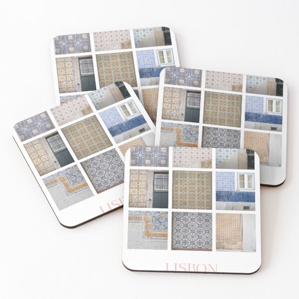 Item preview, Lisbon's Mosaic Wall Tiles Collage designed and sold by PhotosByVille.