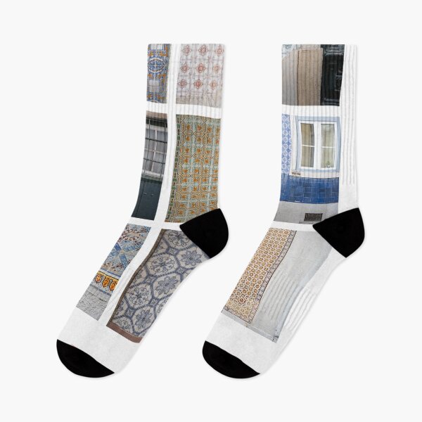 Item preview, Lisbon's Mosaic Wall Tiles Collage designed and sold by PhotosByVille.