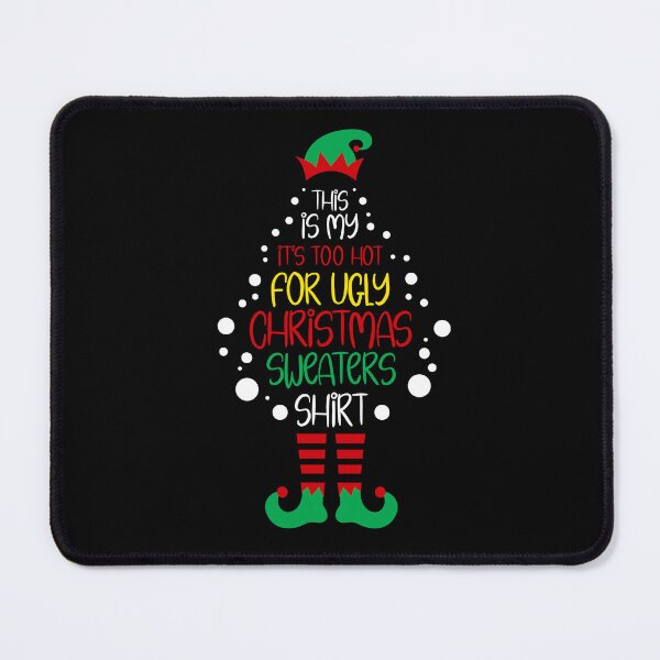 Artikelvorschau, Es ist zu heiß für hässliche Weihnachten. Lustige Elfen-Weihnachtspullover entworfen und verkauft von Dolphin Graphic.