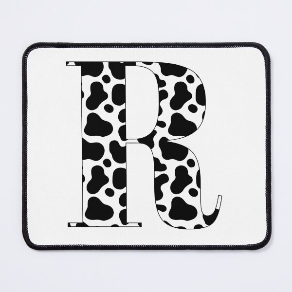 Item preview, Letter R Cow Print Initial designed and sold by NimuehArt.
