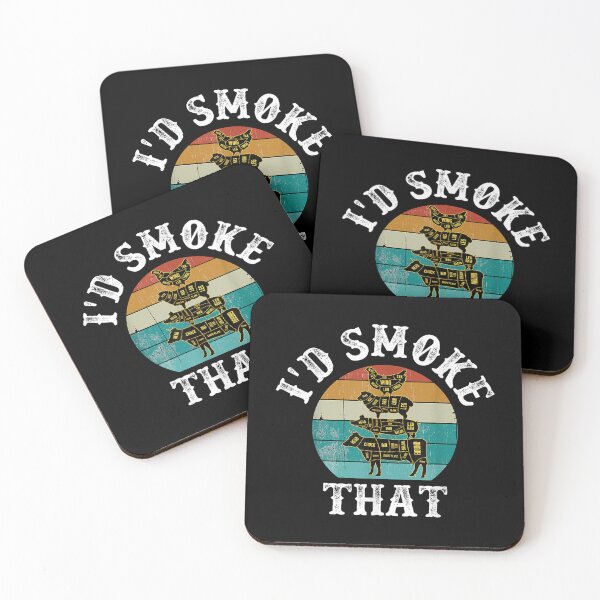 Item preview, Vintage BBQ I'd Smoke That Meat Smoker  designed and sold by rewingjadeArt.