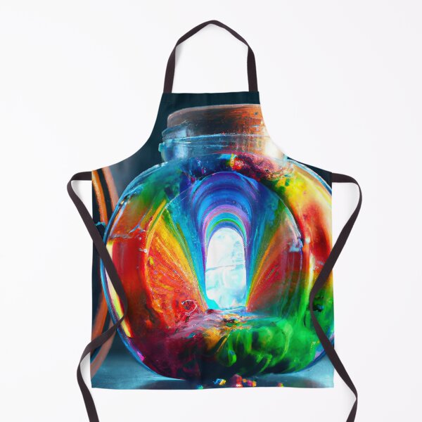 Item preview, Rainbow in a Jar - Colorful Candle Wax Art designed and sold by stine1.