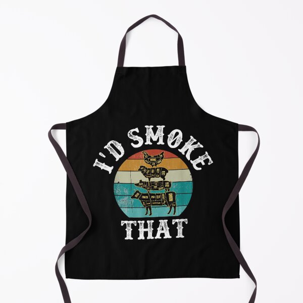 Item preview, Vintage BBQ I'd Smoke That Meat Smoker designed and sold by rewingjadeArt.