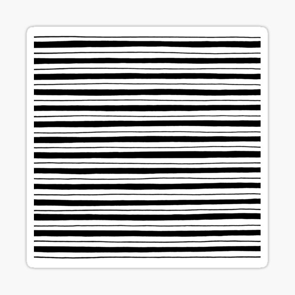 Handmade stripes pattern Sticker