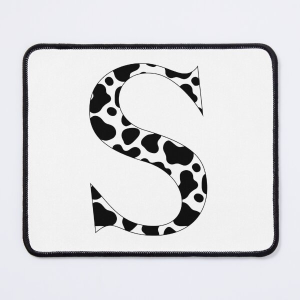 Item preview, Letter S Cow Print Initial designed and sold by NimuehArt.