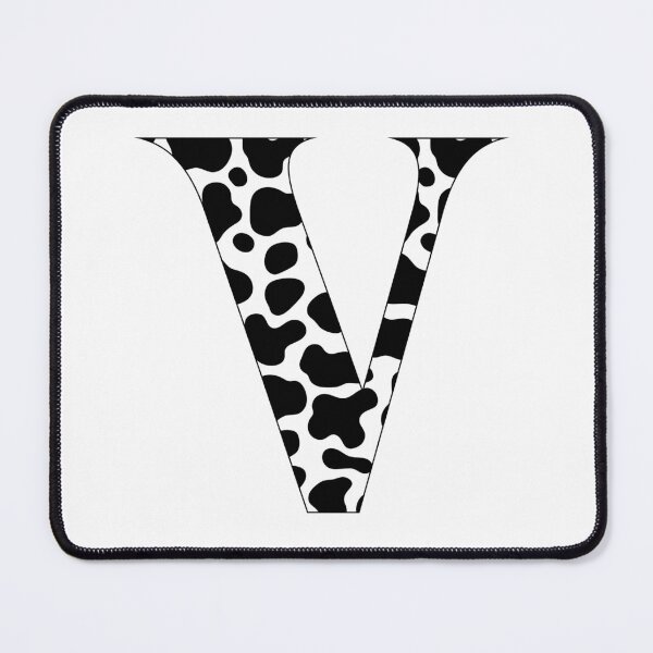 Item preview, Letter V Cow Print Initial designed and sold by NimuehArt.