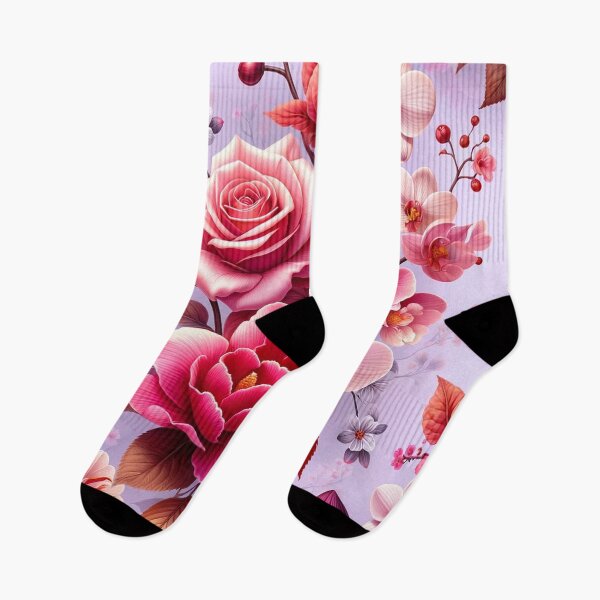 Item preview, Hypnotic garden with Vintage Floral Design featuring Roses, Orchids, Lilies and Cherry Blossoms designed and sold by floraldesigns-v.