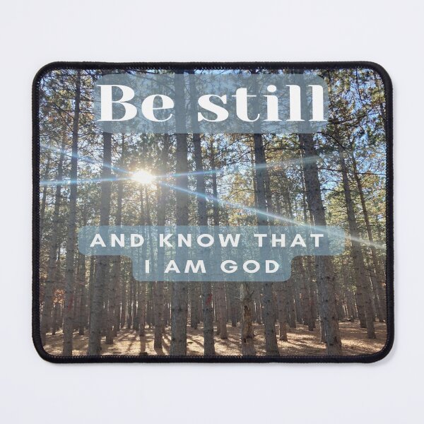 Item preview, Be Still Inspirational Bible Quote designed and sold by Bridget Swanson.