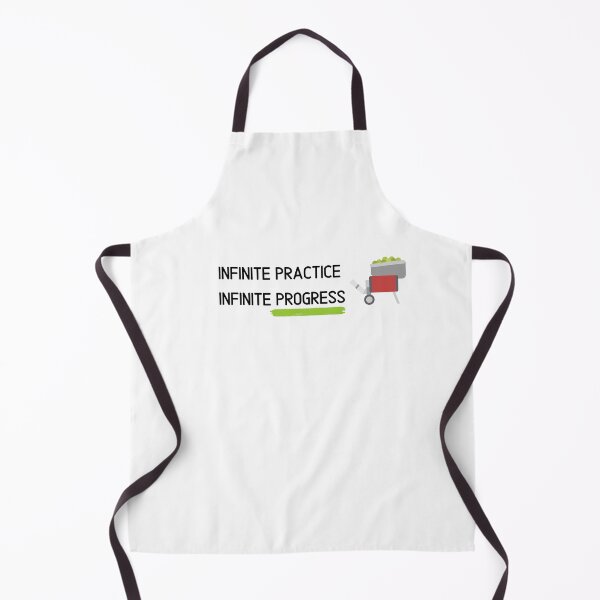 Item preview, Infinite Practice, Infinite Progress - Tennis Motivation Design designed and sold by TieBreak-Tennis.