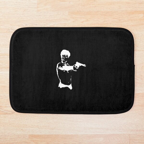 Artikelvorschau, Taxifahrer-Silhouette weiß entworfen und verkauft von Vector-Market.