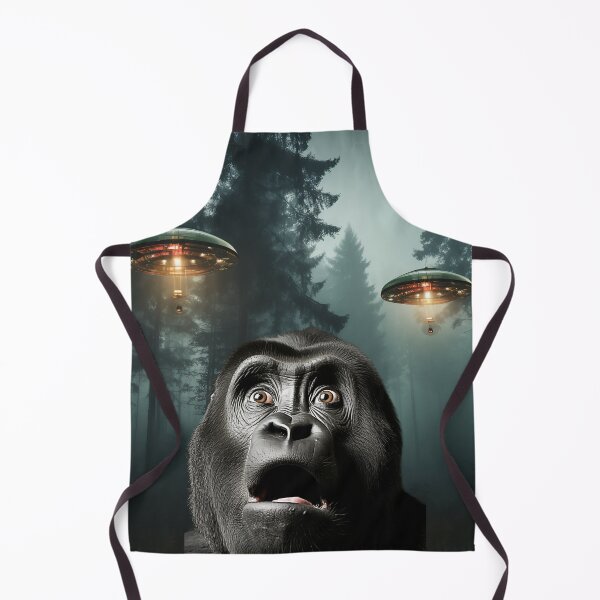 Item preview, Monkey Selfie with UFOs designed and sold by Master-Print.