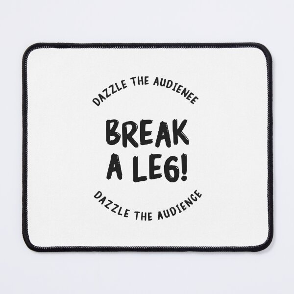 Item preview,  break a leg for acting lover designed and sold by The  Knick Knack Nook.