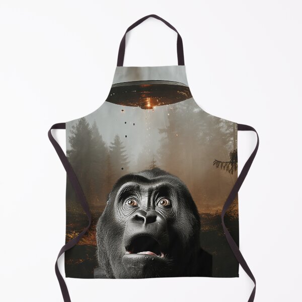 Item preview, Monkey Selfie with UFOs designed and sold by Master-Print.