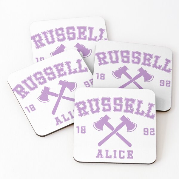 Item preview, 'RUSSELL, ALICE'  (college style) design designed and sold by Stagey Aesthetics.