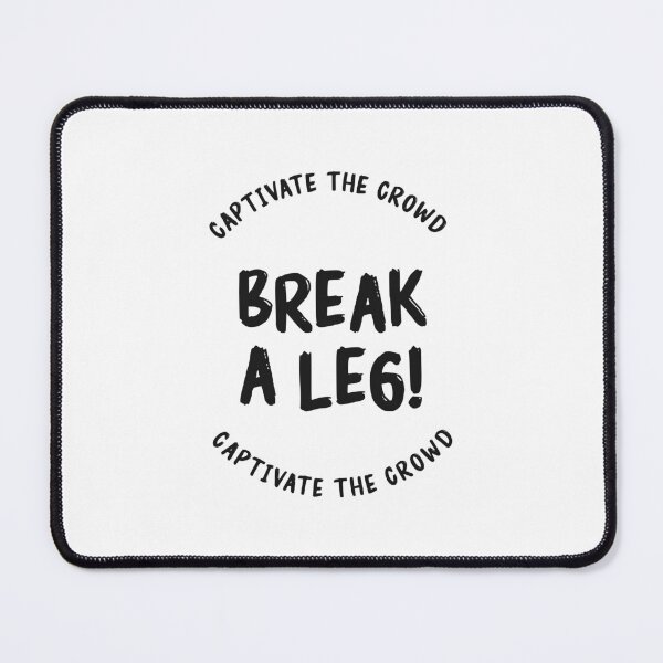 Item preview, Break a leg for good luck desires designed and sold by The Knick Knack Nook.