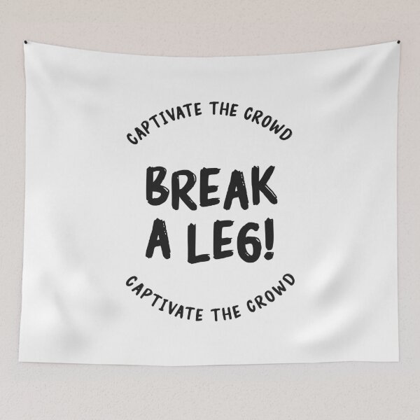Item preview, Break a leg for good luck desires designed and sold by The  Knick Knack Nook.